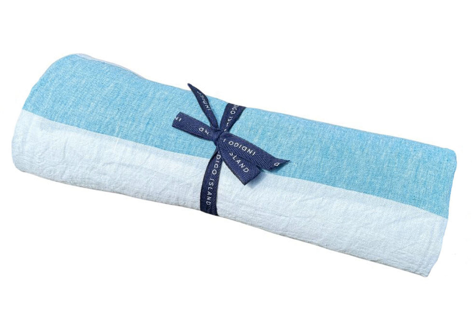 AZURE BLUE & WHITE STRIPE