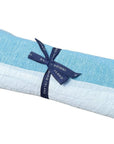 AZURE BLUE & WHITE STRIPE